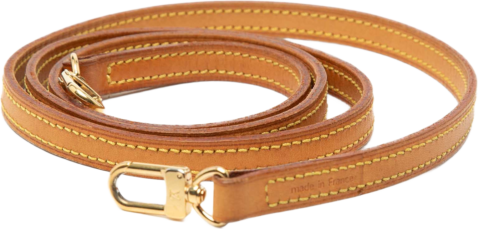 Louis Vuitton Vachetta Leather Strap, från Luxclusif, i färgen beige.