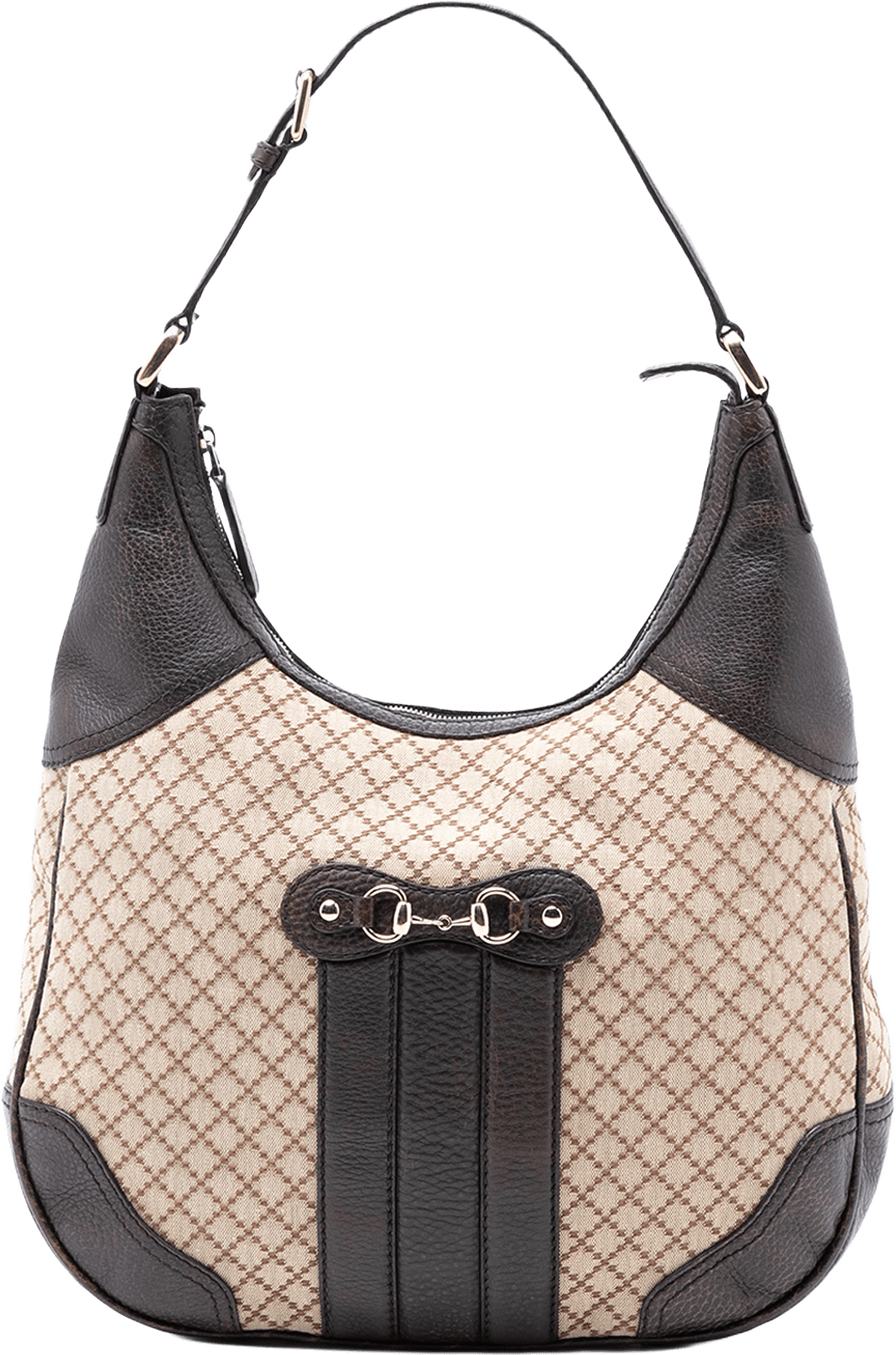 Gucci Diamante Canvas Catherine Shoulder Bag, från Luxclusif, i färgen beige.