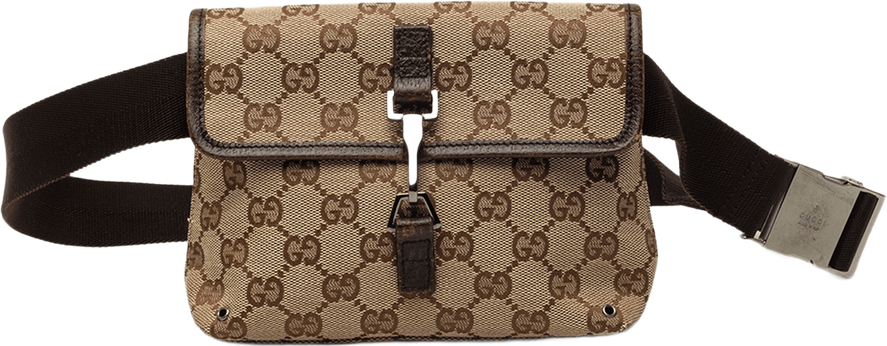 Gucci Gg Canvas Jackie Belt Bag, från Luxclusif, i färgen beige.