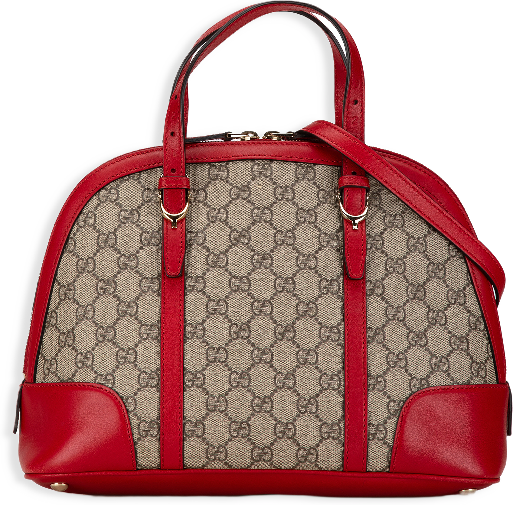 Gucci Small Gg Supreme Nice Dome Satchel