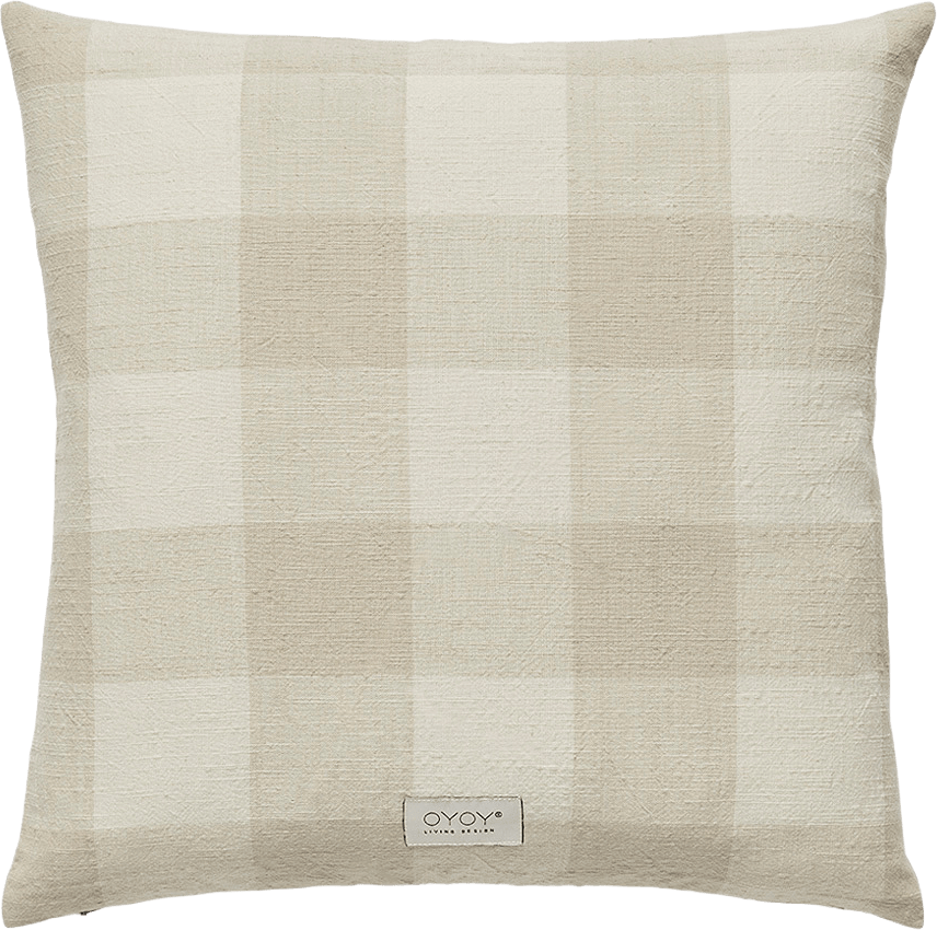 Chess Cushion Cover Square, från OYOY Living, i färgen clay.