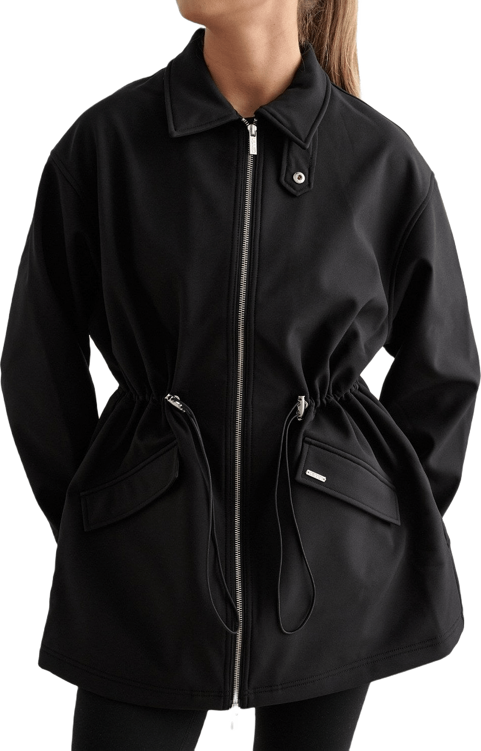 Black Softshell Jacket, från aim'n, i färgen black.