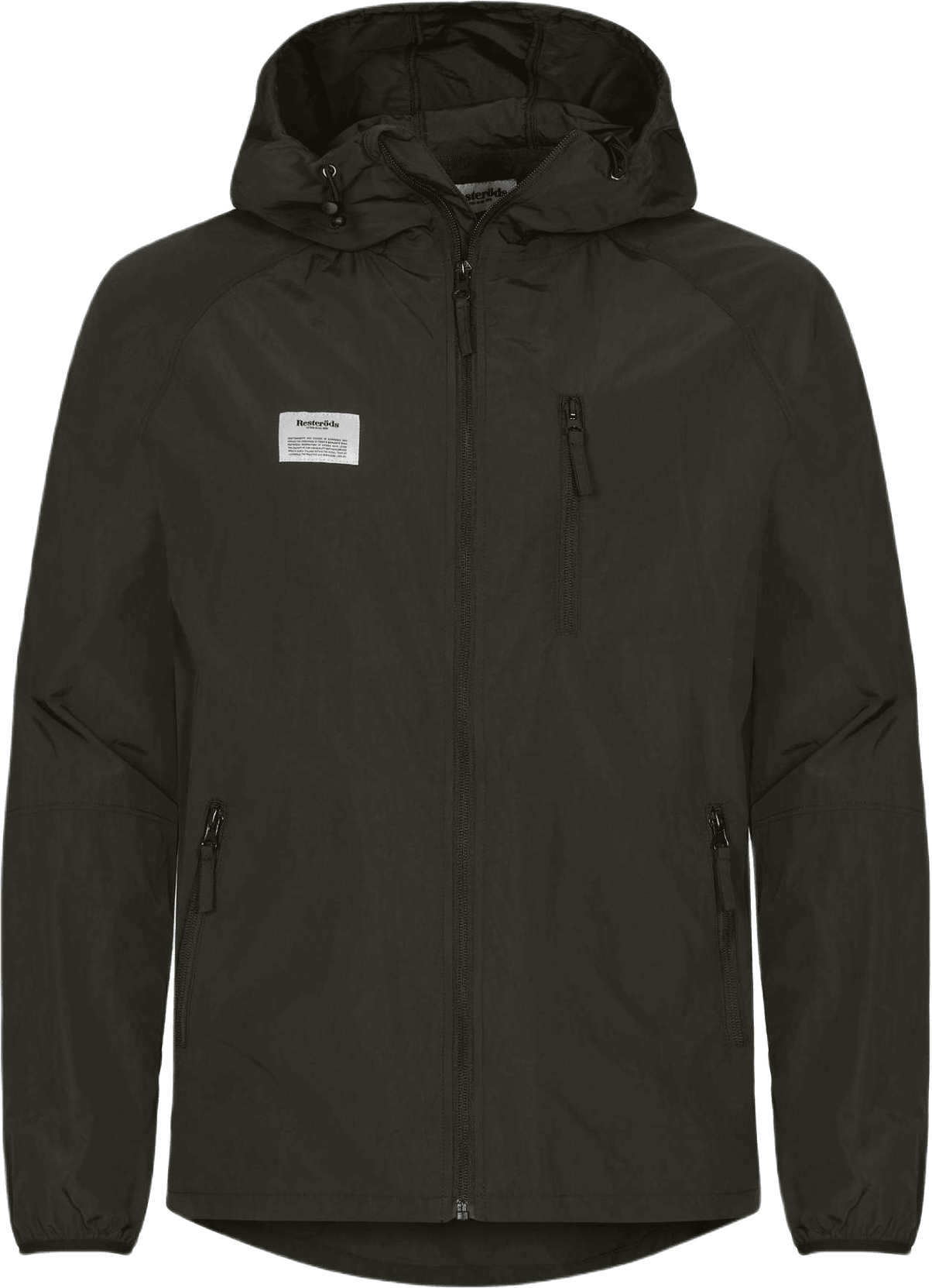 Återvunnen Nylon, Vindjacka, Svart
