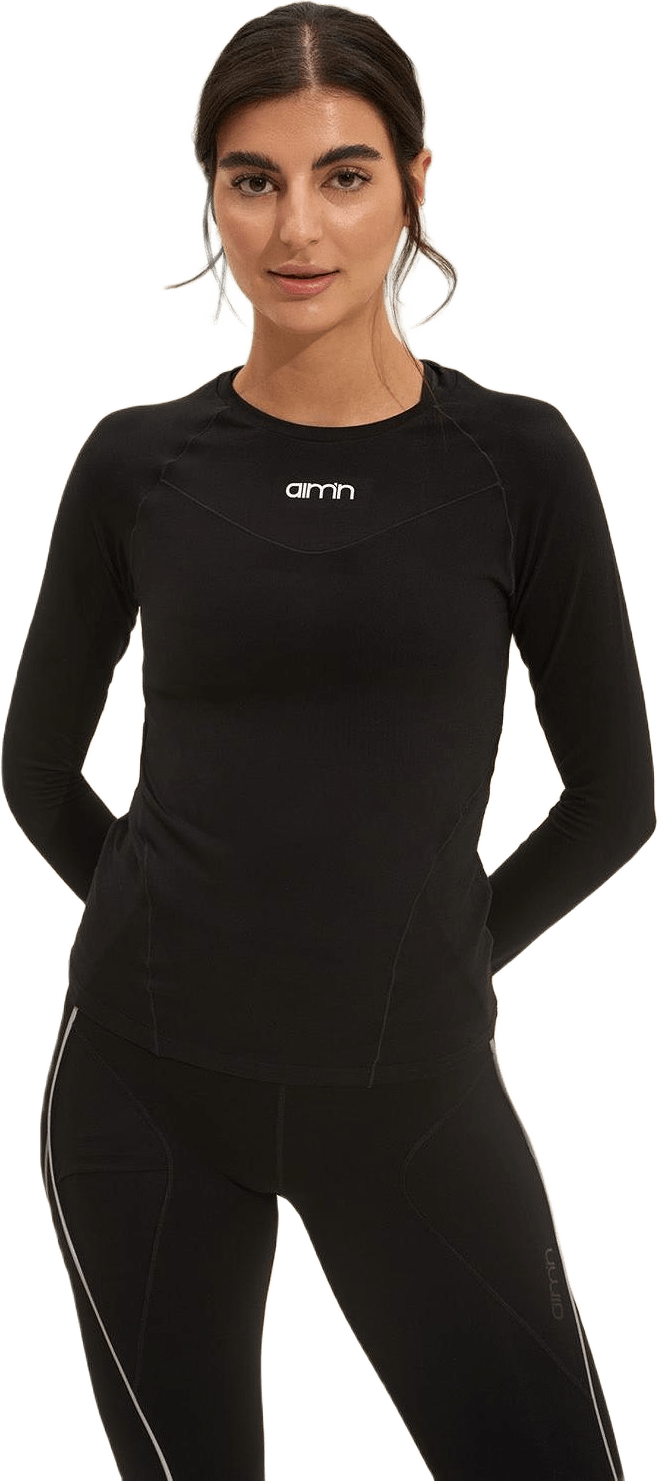 Black Soft Basic Long Sleeve