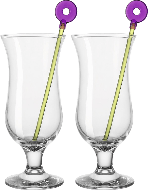 Bar Hurricane 2-pack Drinkglas med drinkpinne