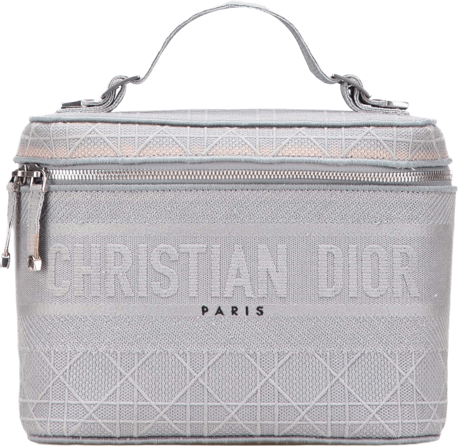 Dior Canvas Cannage Diortravel Vanity Case, från Luxclusif, i färgen gray.