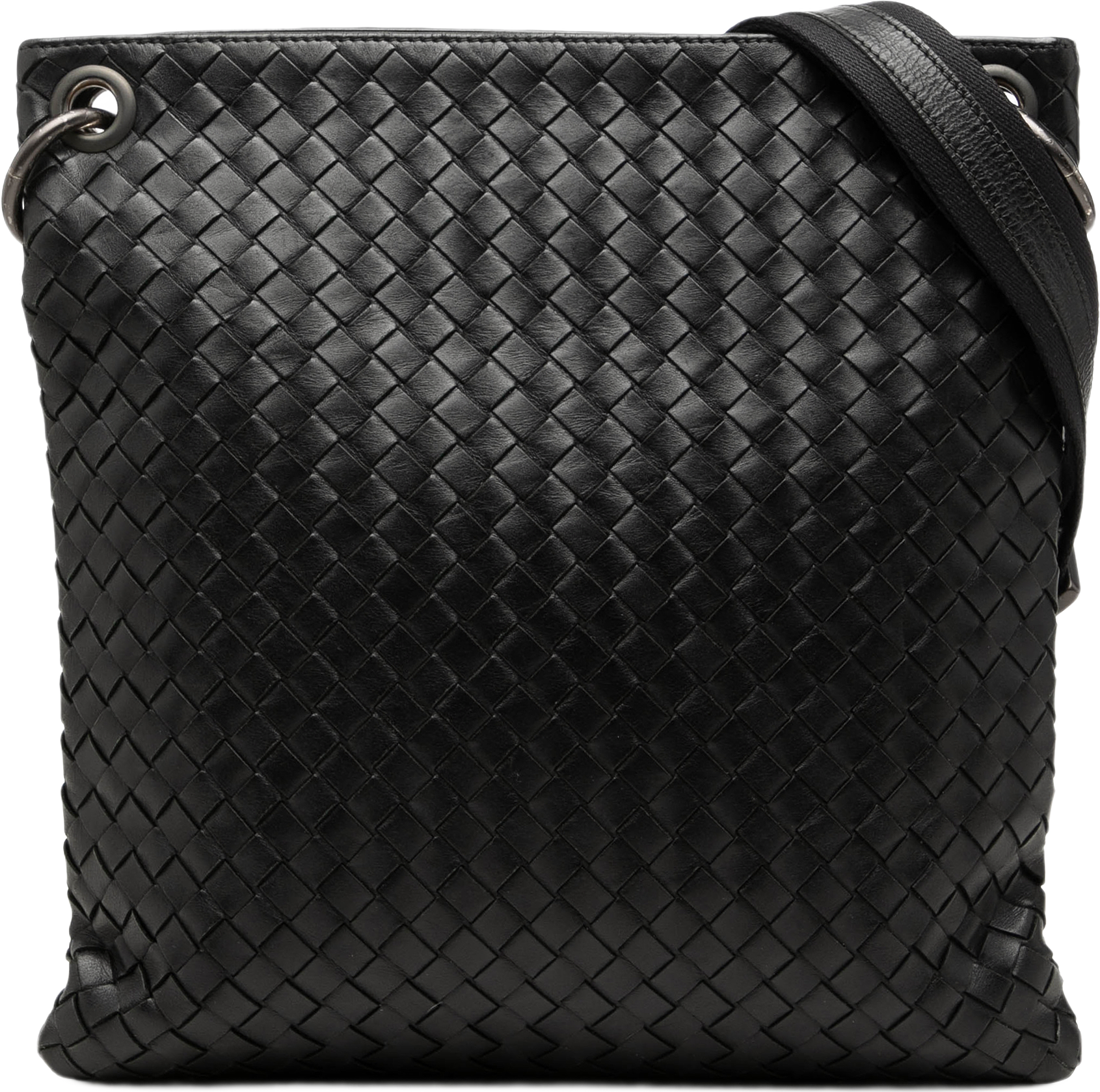 Bottega Veneta Nappa Intrecciato Vn Crossbody, från Luxclusif, i färgen svart.