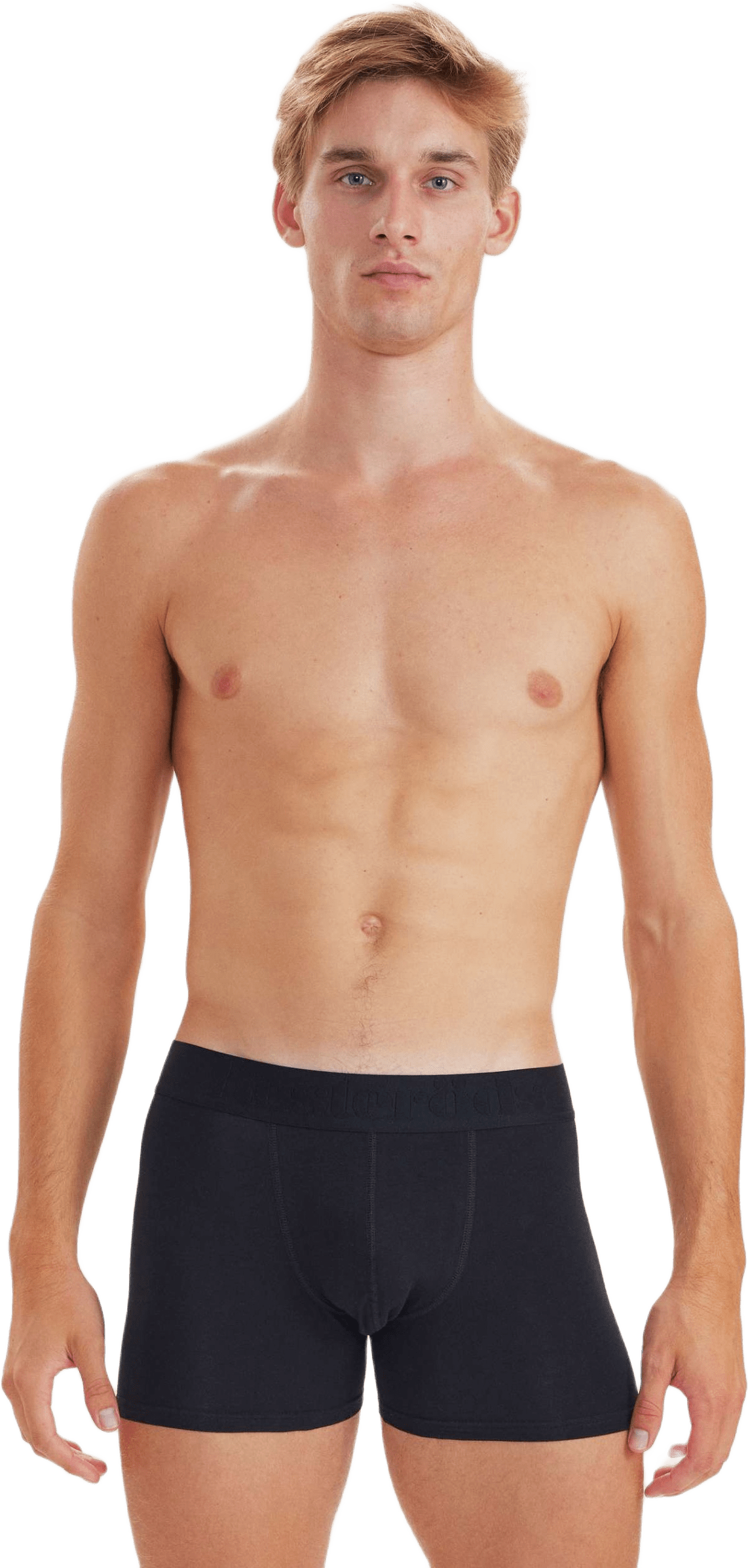 Ekologisk Bomull, Boxer, 5-pack, Grå, från Resteröds, i färgen black.