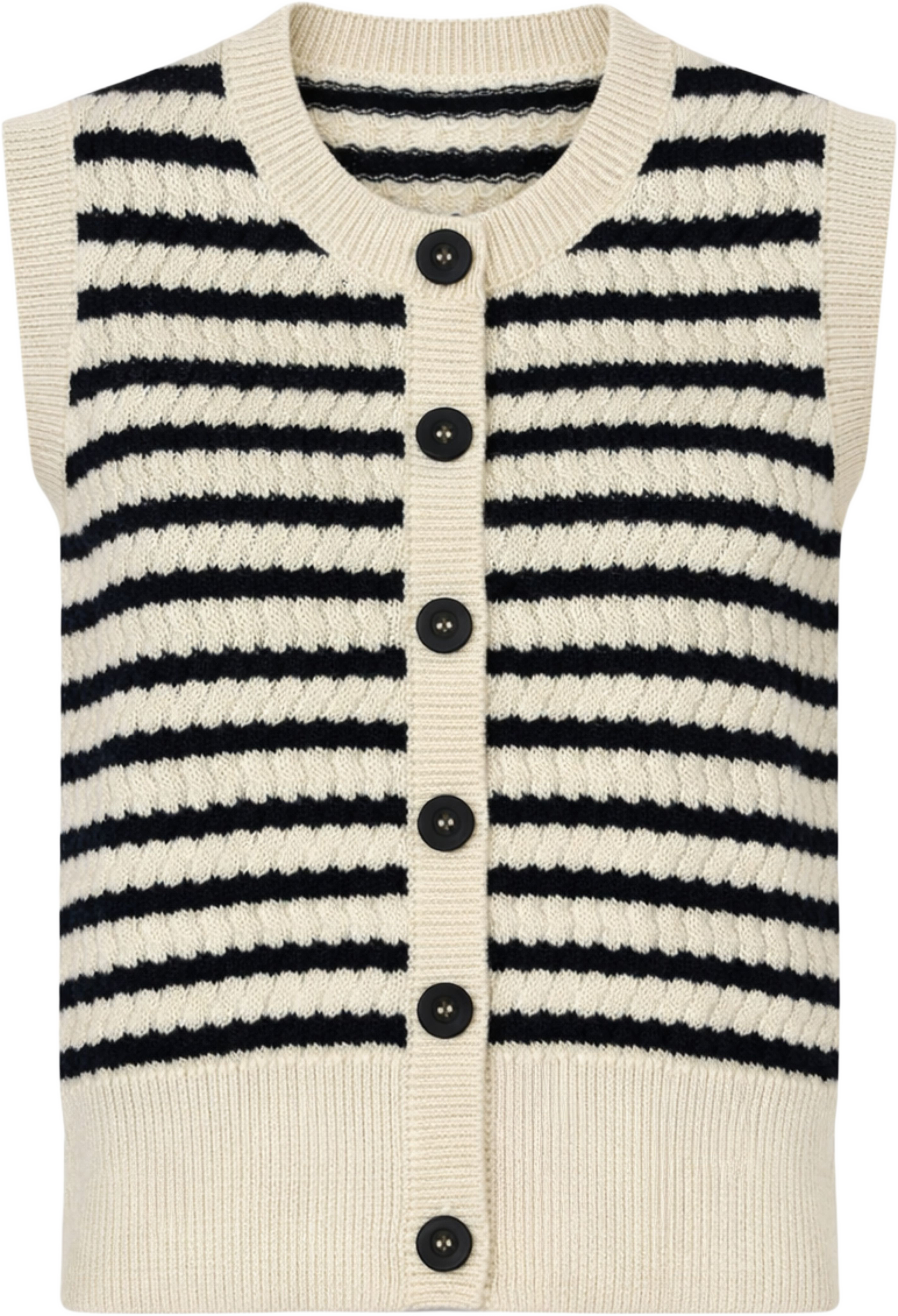 Ulvamd Stripe Top, från Modström, i färgen navy/white stripe.