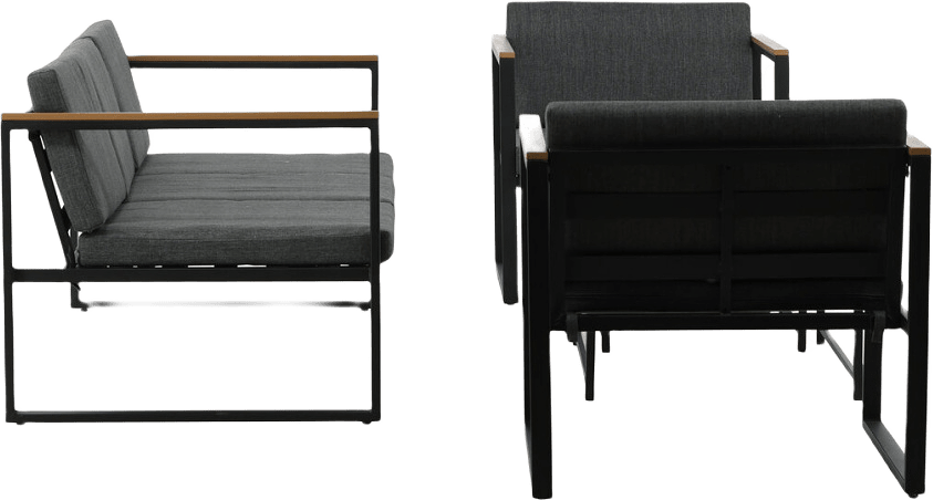 Dakar Soffgrupp, från Venture Home, i färgen black.