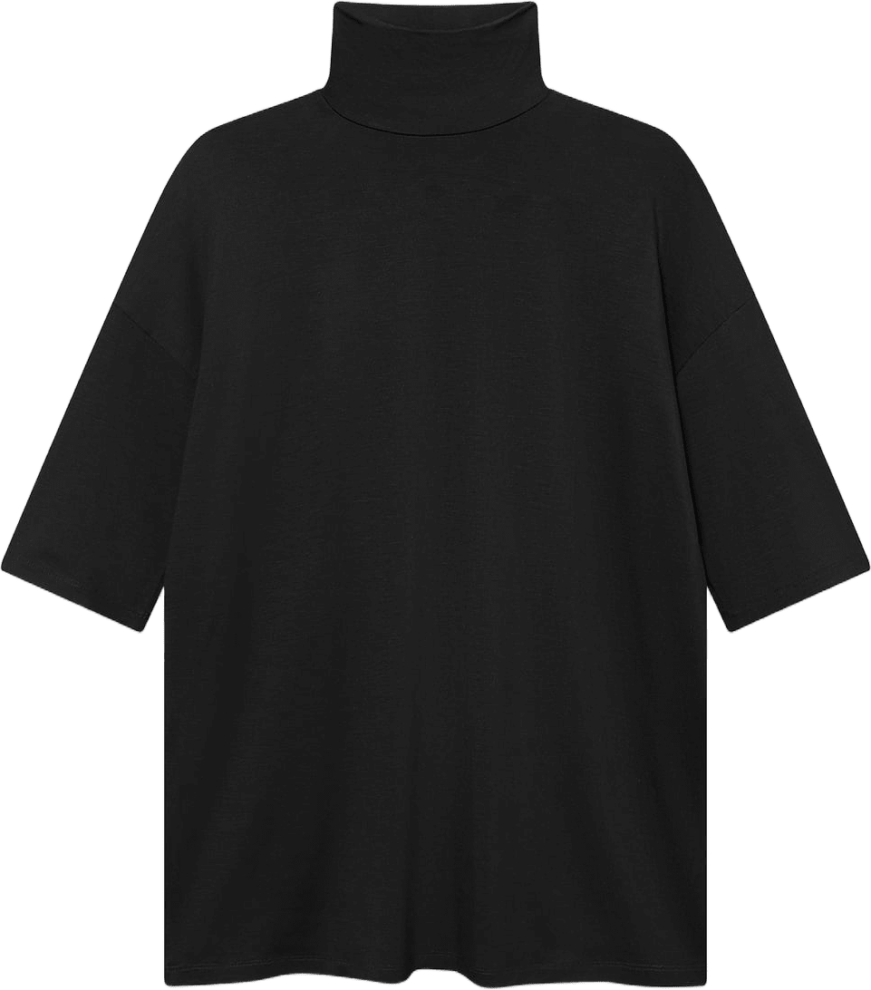 Tomasine Turtleneck - Black, från Residus, i färgen black.