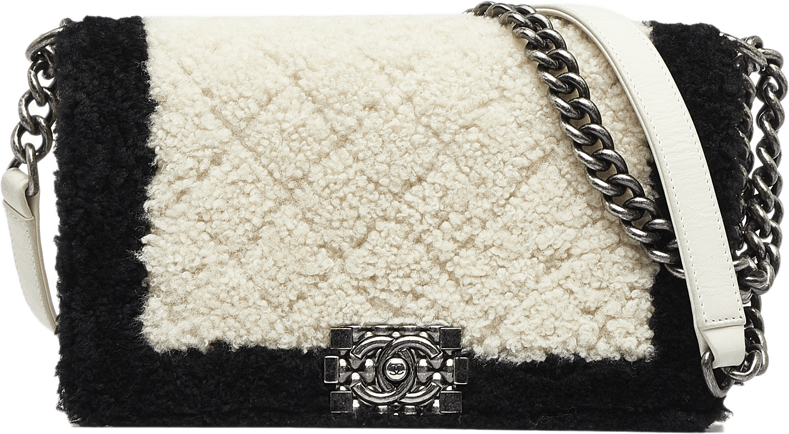 Chanel Medium Shearling Boy Flap