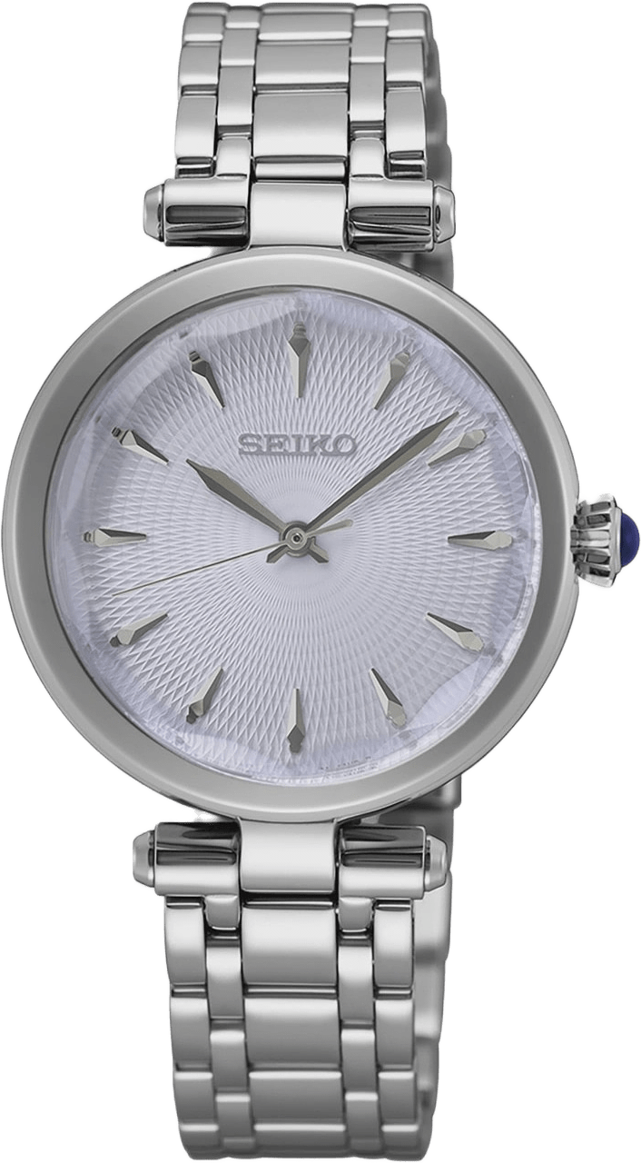 Seiko Dam Silver/stål, Stållänk - Srz553p1, från Seiko, i färgen 1.