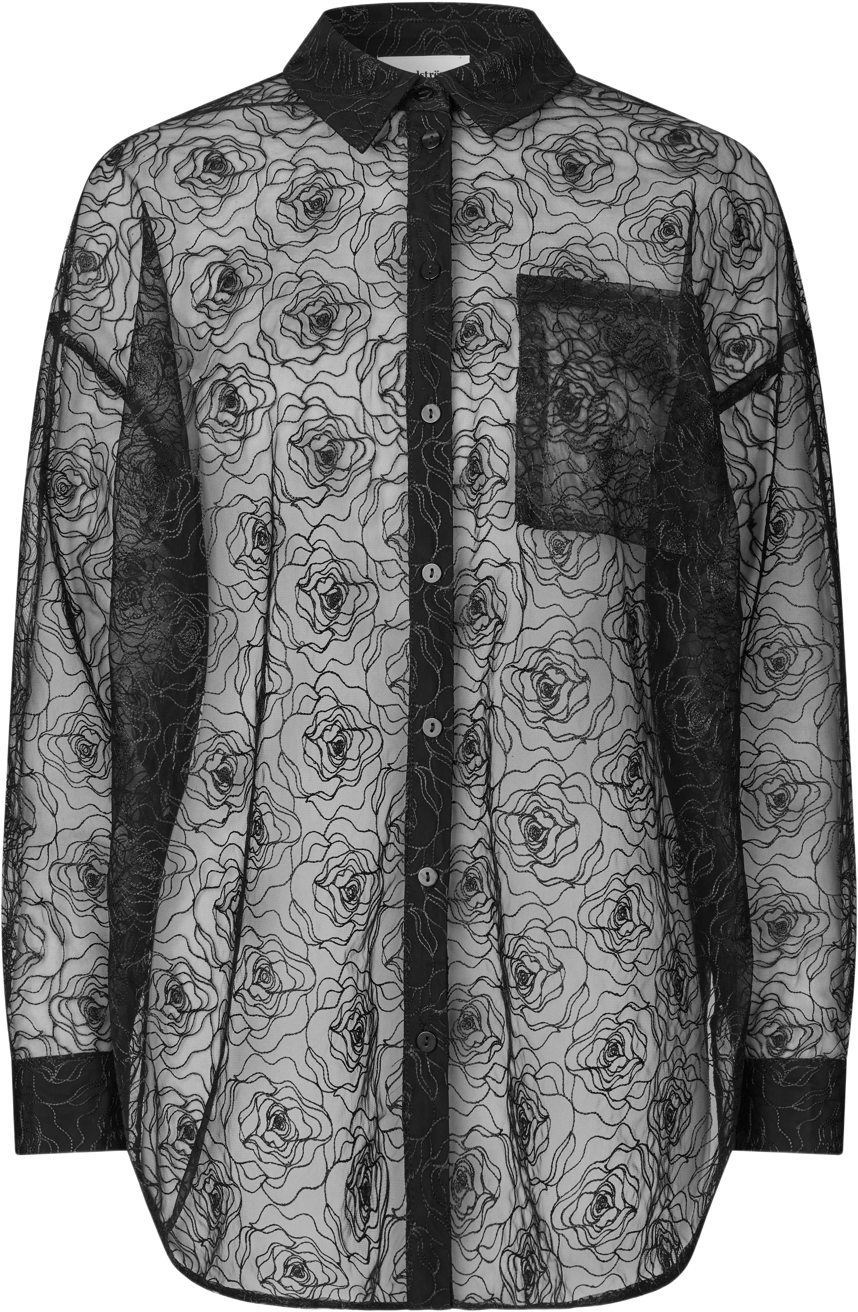 Roccomd Long Shirt, från Modström, i färgen black.