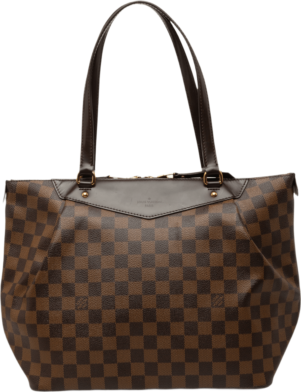 Louis Vuitton Damier Ebene Westminster Gm, från Luxclusif, i färgen brun.