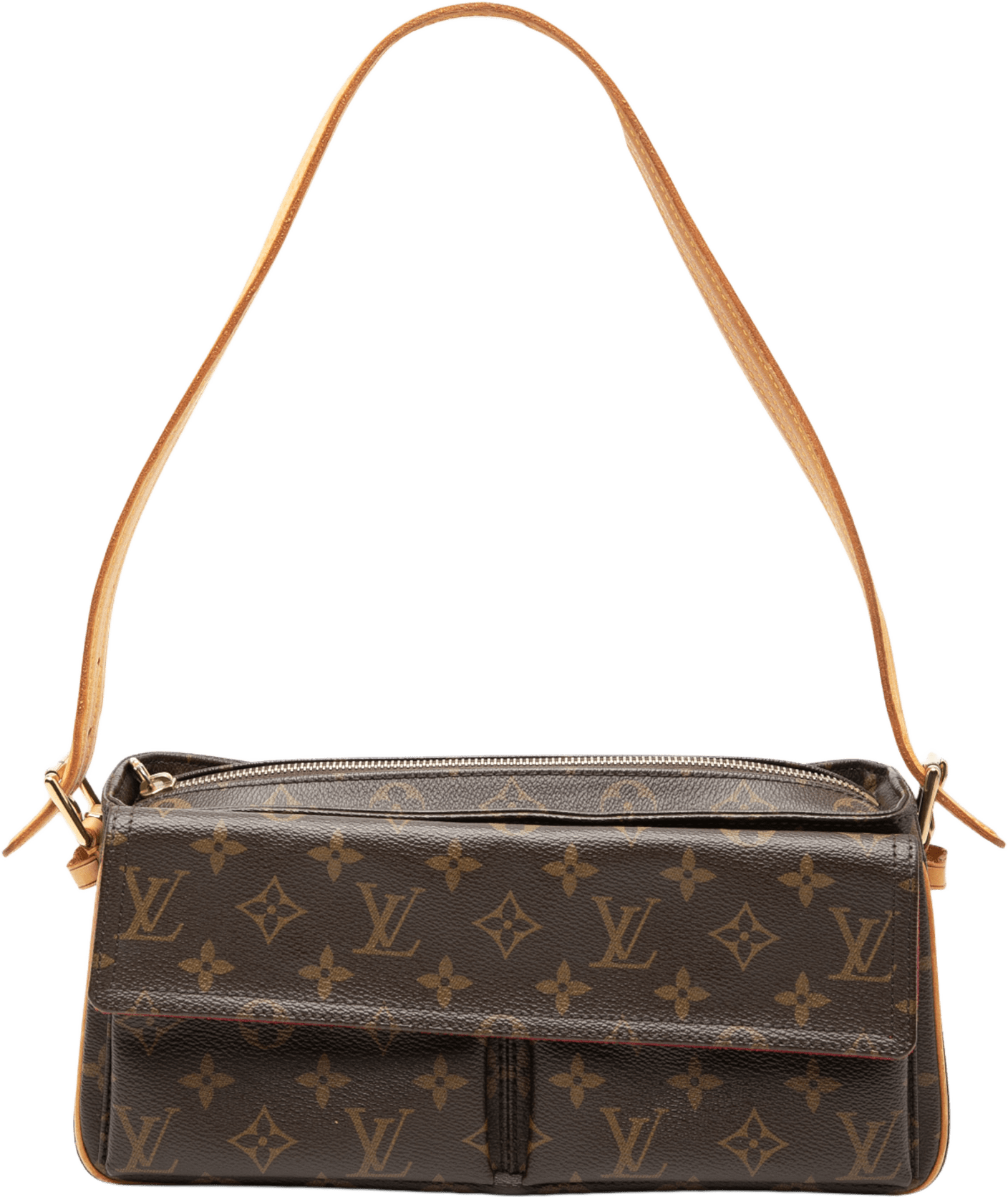 Louis Vuitton Monogram Viva Cite Mm, från Luxclusif, i färgen brown.