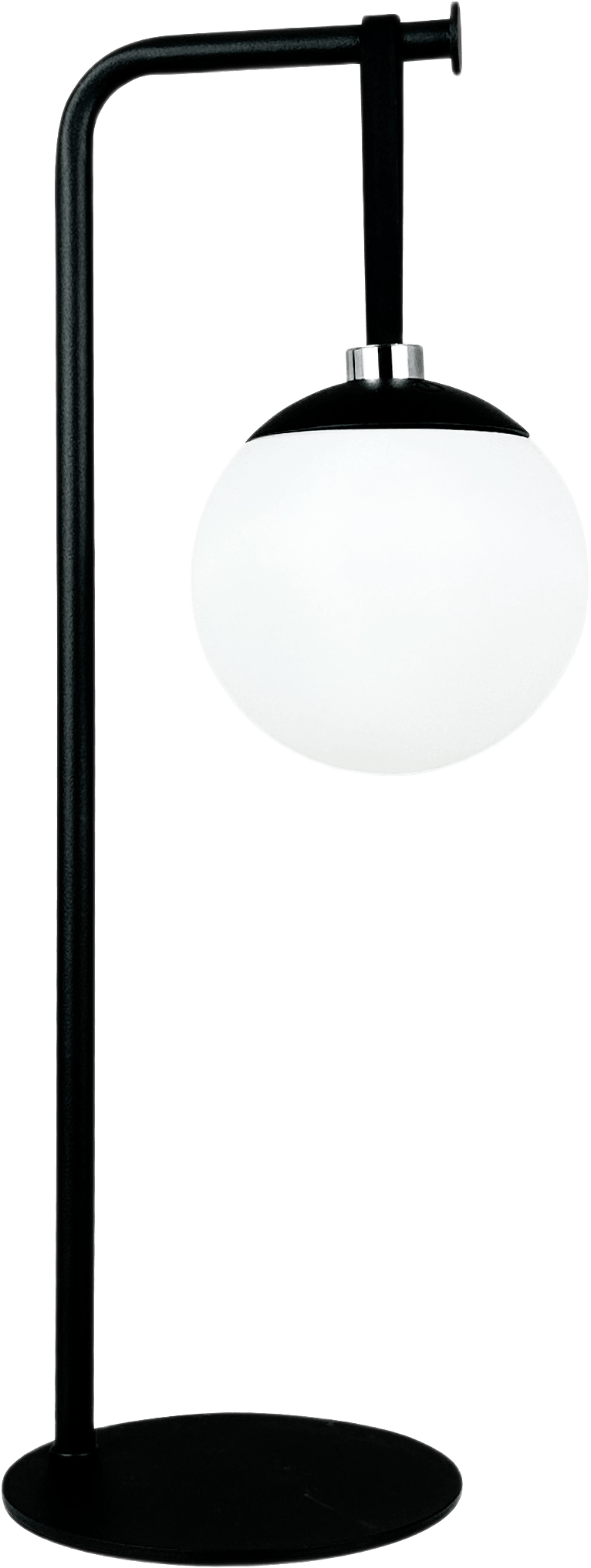 Odin Light Globe With Table Stand, från Dyberg Larsen, i färgen black/ white.
