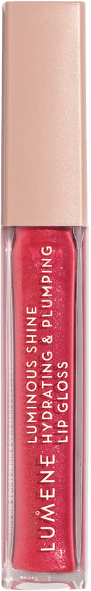 Luminous Shine Hydrating & Plumping Lip Gloss, från Lumene, i färgen Bright Rose.