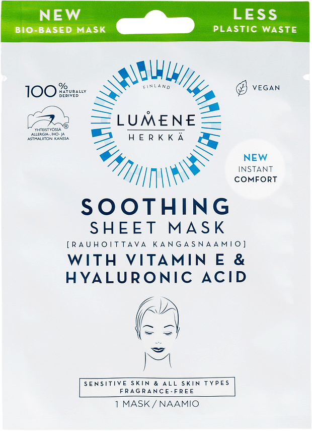Soothing SOS Sheet Mask, från Lumene.