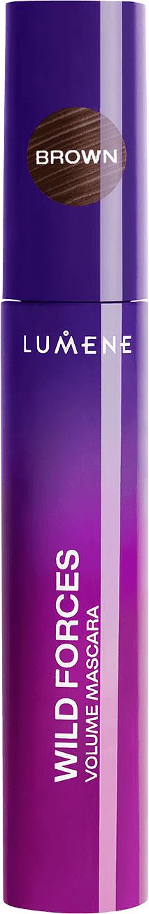 Wild Forces Volume Mascara, från Lumene, i färgen Brown.