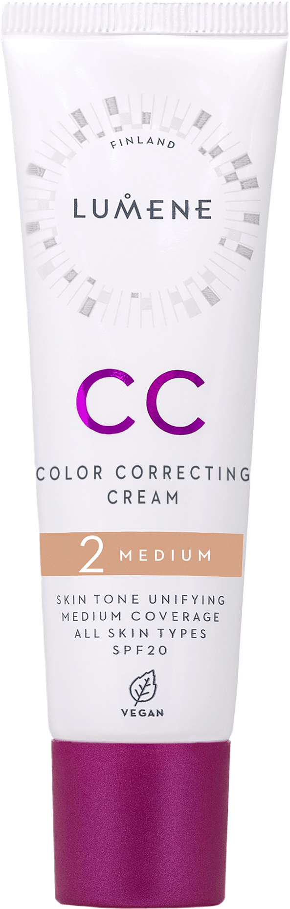 CC Color Correcting Cream SPF 20, från Lumene, i färgen 2 Medium.