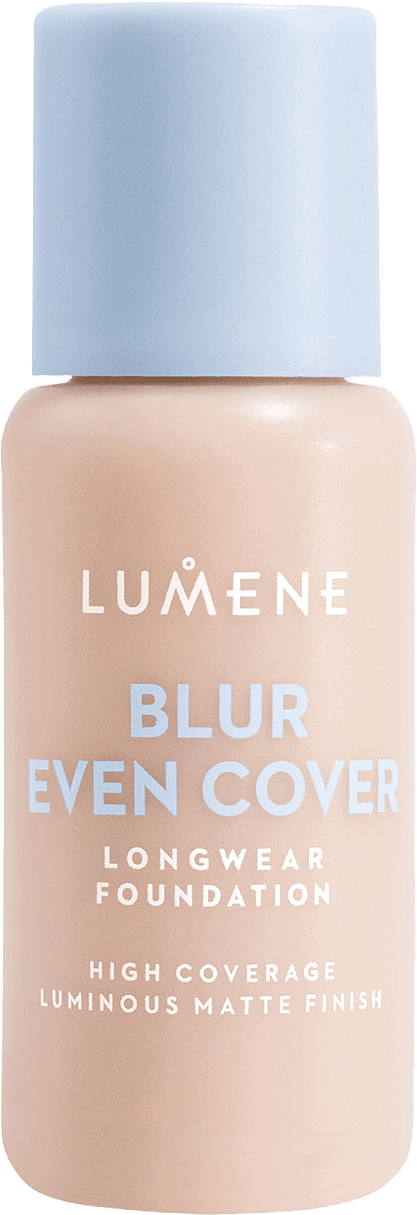 Blur Even Cover Foundation, från Lumene, i färgen 0.5.