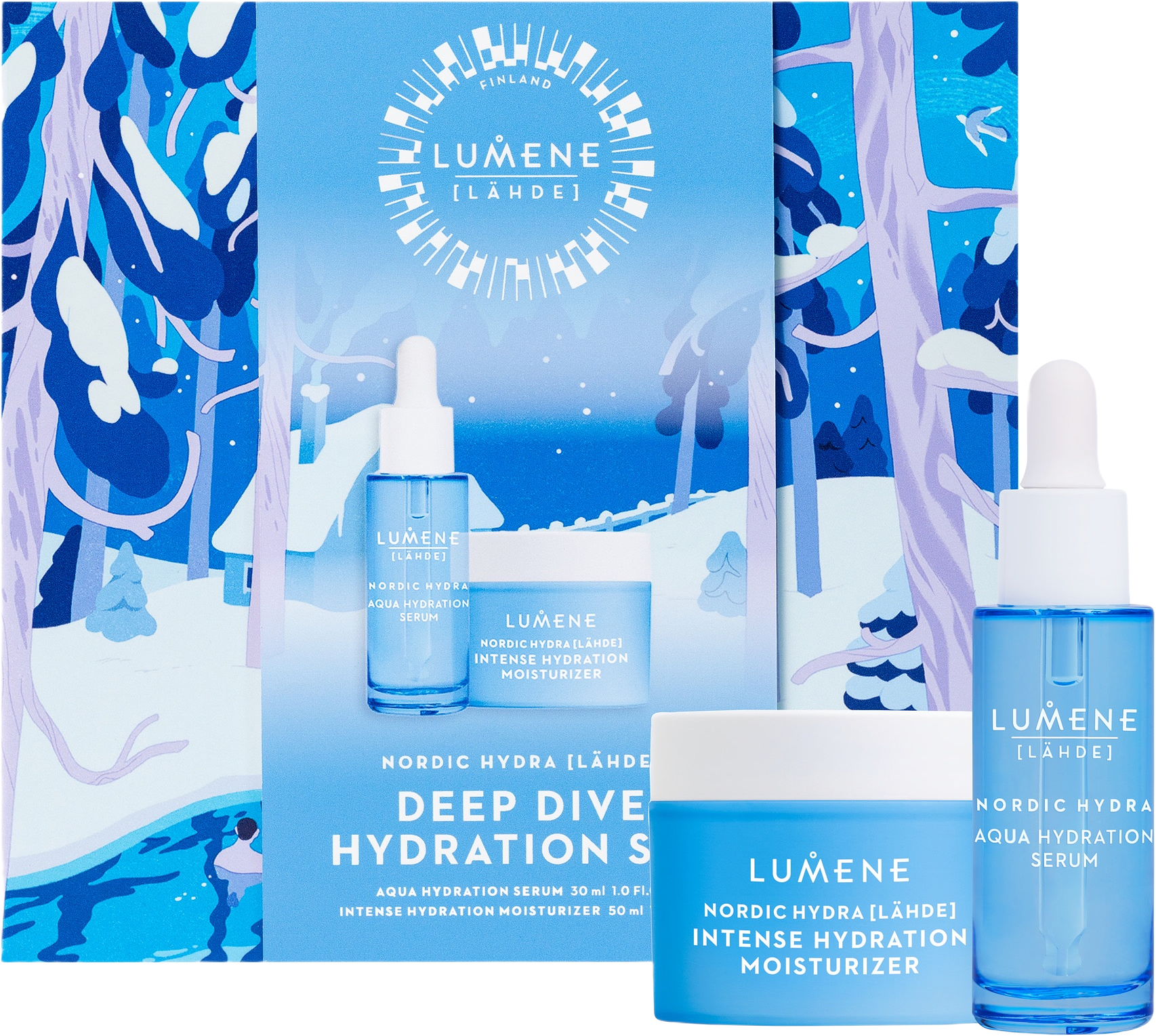 Nordic Hydra Deep Dive Hydration Set 2025, från Lumene.