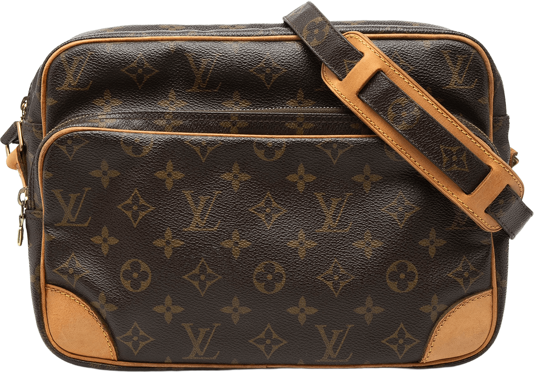 Louis Vuitton Monogram Nil Crossbody, från Luxclusif, i färgen brown.