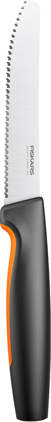 Tomatkniv FF 12 cm, från Fiskars, i färgen Svart.