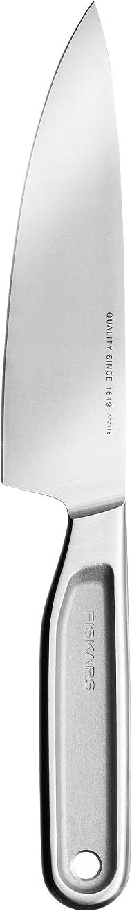 Kockkniv All Steel 13,5 cm, från Fiskars, i färgen Silver.