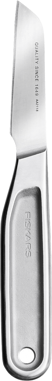 Skalkniv All Steel 7 cm, från Fiskars, i färgen Silver.