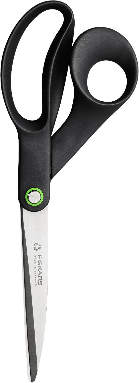 Universalsax Stor FF Renew 25 cm, från Fiskars, i färgen Svart.