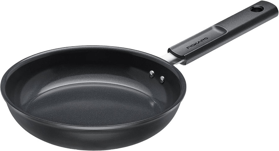 Stekpanna Hard Face 20 cm, från Fiskars, i färgen Svart.