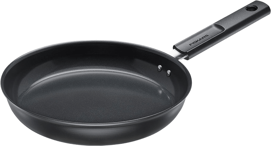 Stekpanna Hard Face 24 cm, från Fiskars, i färgen Svart.