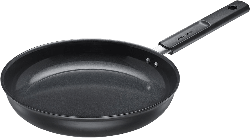 Stekpanna Hard Face 26 cm, från Fiskars, i färgen Svart.