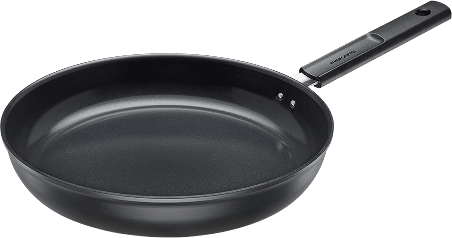 Stekpanna Hard Face 30 cm, från Fiskars, i färgen Svart.