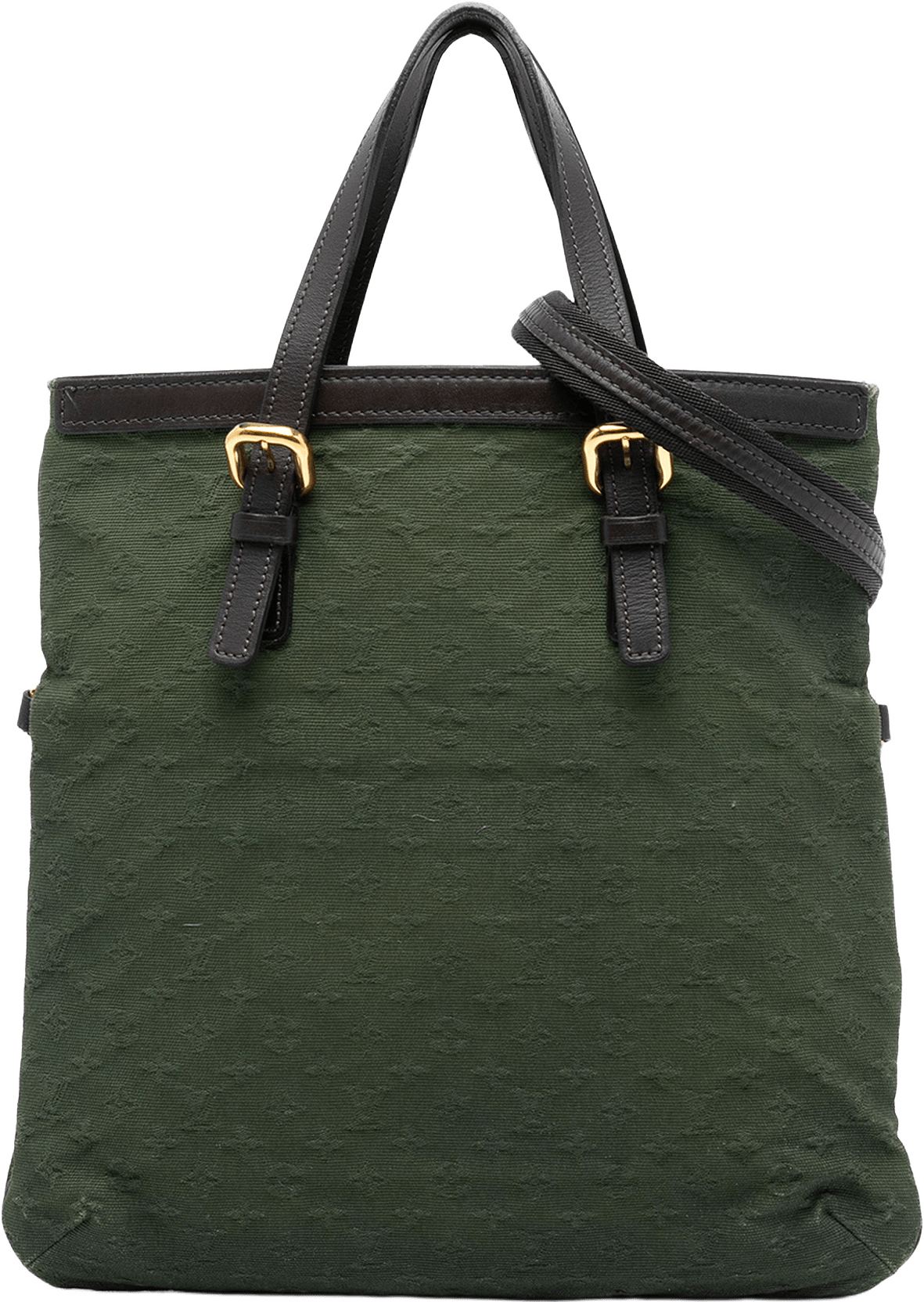 Louis Vuitton Monogram Mini Lin Francoise, från Luxclusif, i färgen green.