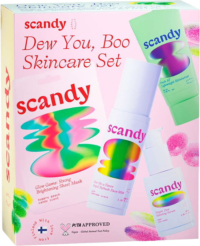 Scandy Dew You, Boo Skincare Set, från Scandy.