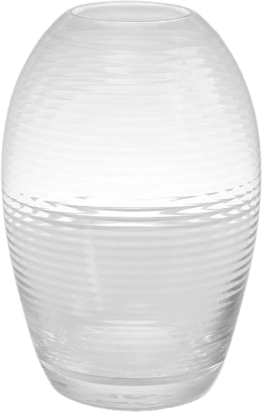 Laine Vas Oval 20 cm, från Spring Copenhagen, i färgen klar.