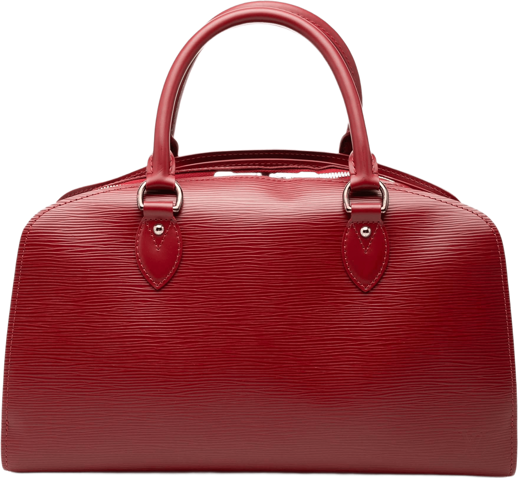 Louis Vuitton Epi Pont Neuf Pm, från Luxclusif, i färgen red.