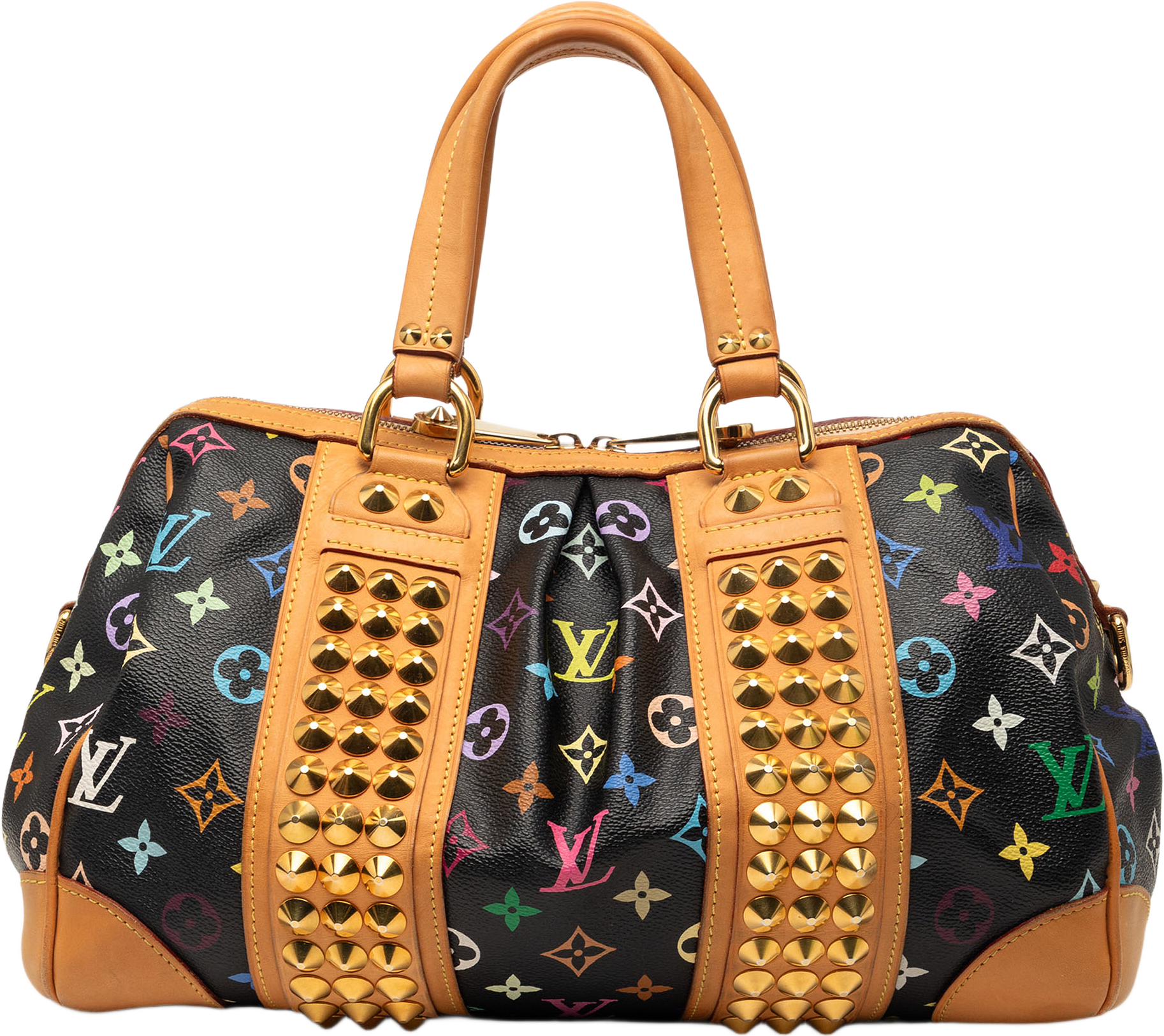 Louis Vuitton Monogram Multicolore Courtney Mm, från Luxclusif, i färgen black.