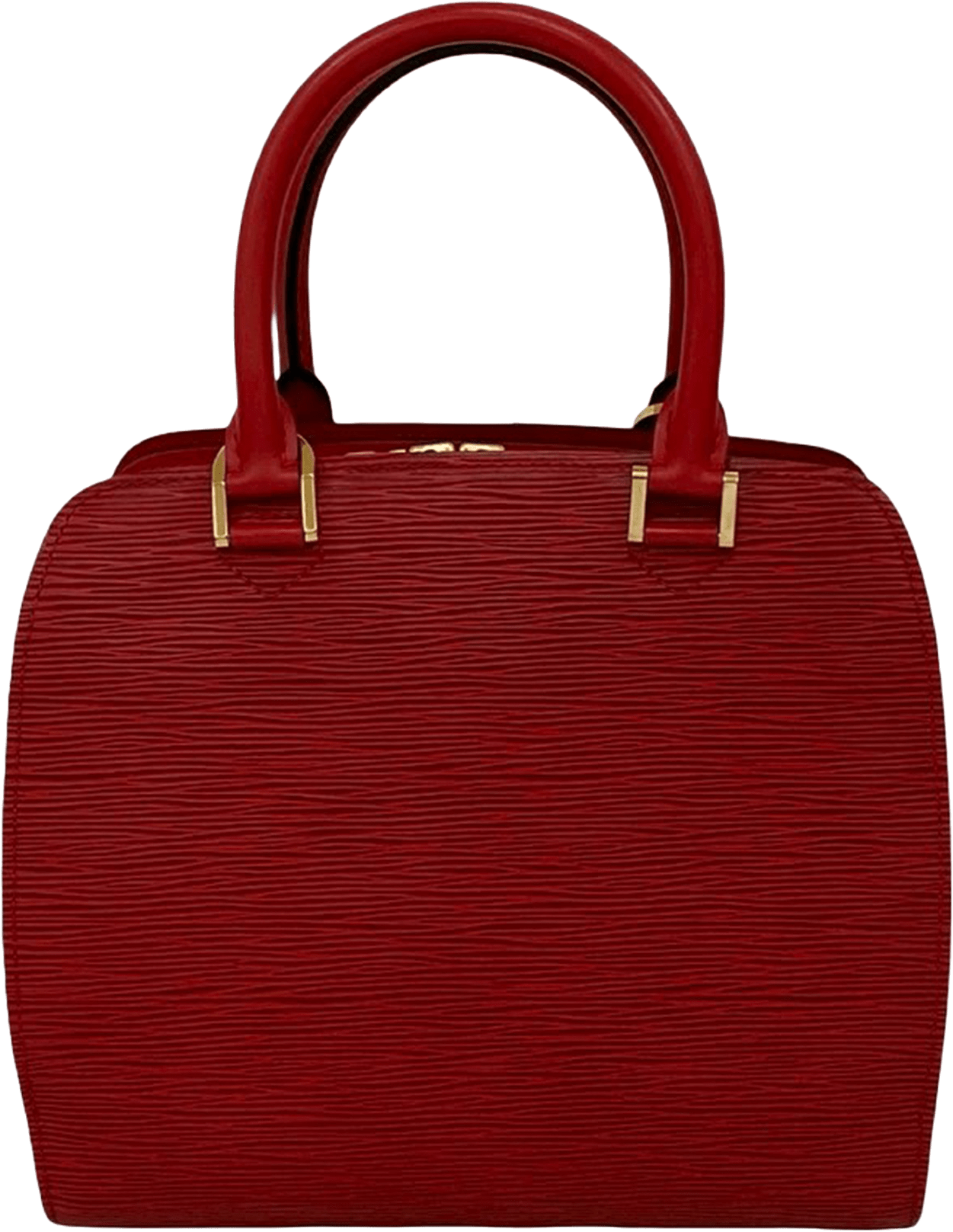 Louis Vuitton Epi Pont Neuf, från Luxclusif, i färgen red.