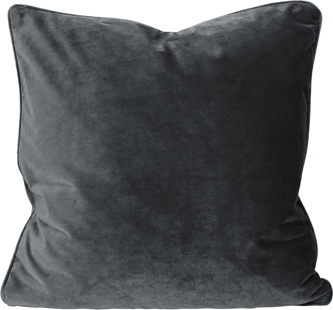 Elise Kuddfodral 45x45cm, från Svanefors, i färgen mörkgrå.