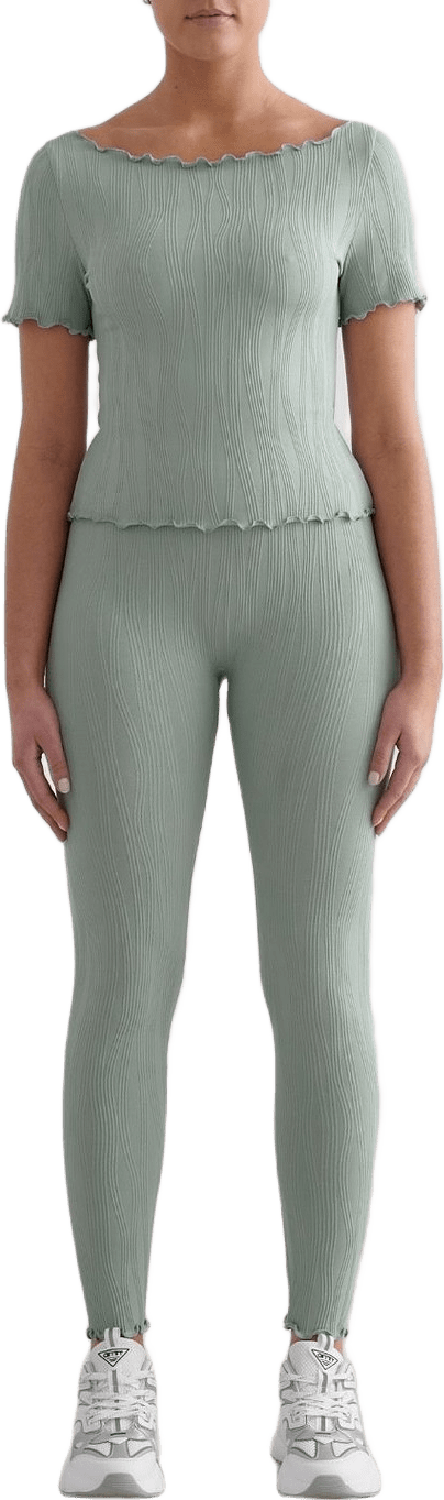 Aqua Tulip Tights