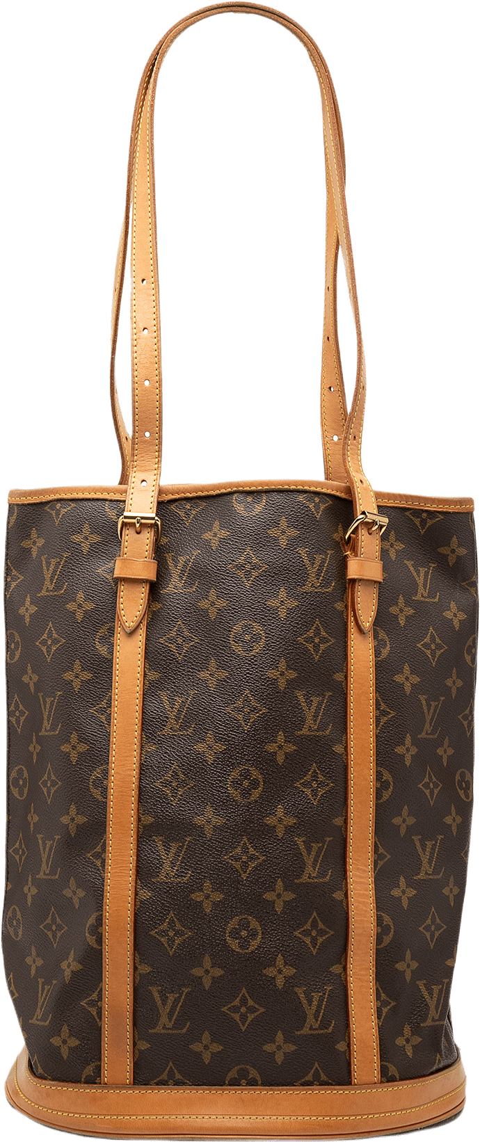Louis Vuitton Monogram Bucket Gm, från Luxclusif, i färgen brown.