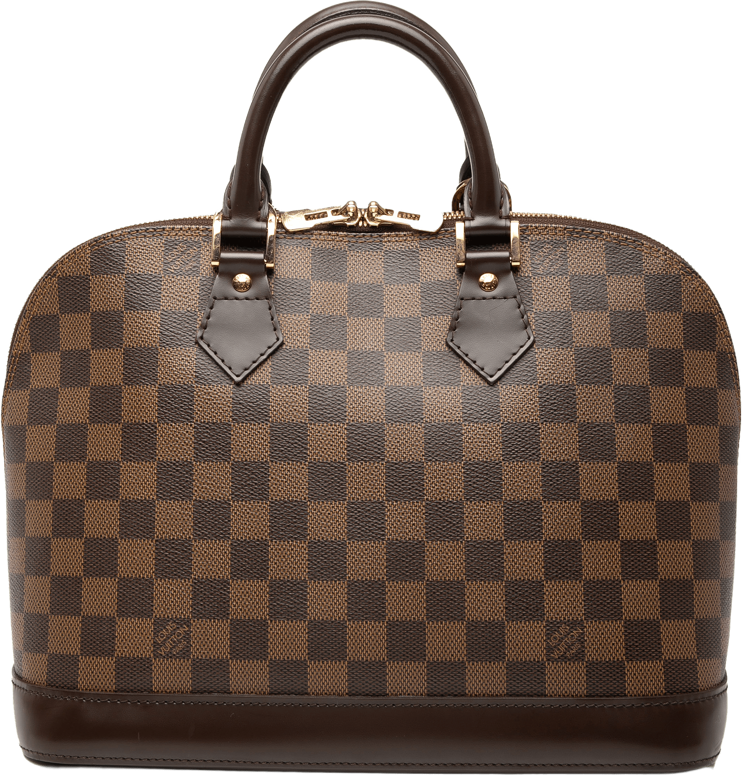Louis Vuitton Damier Ebene Alma Pm, från Luxclusif, i färgen brown.