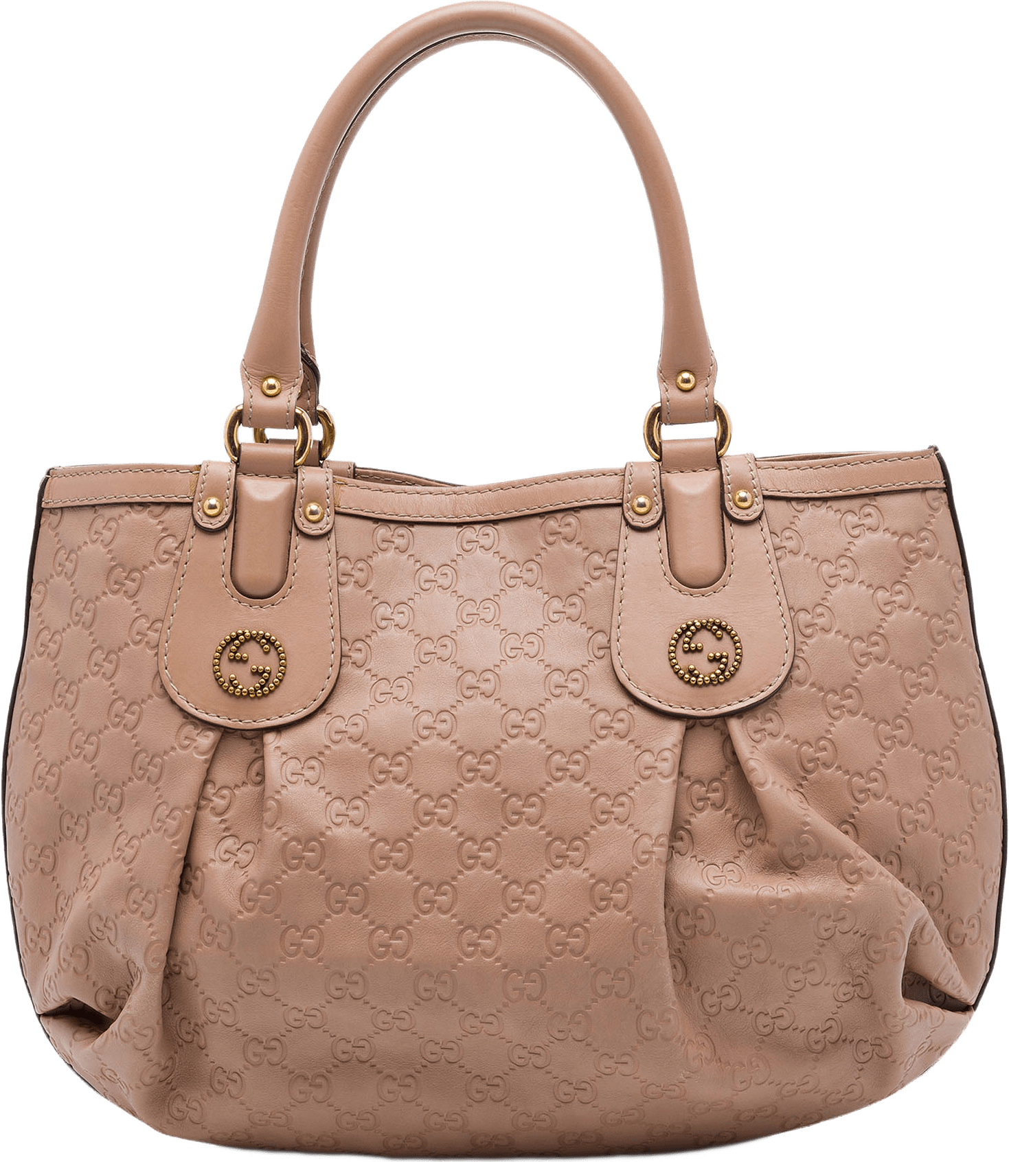 Gucci Guccissima Scarlett Tote, från Luxclusif, i färgen brun.