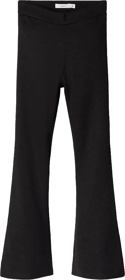 Utsvängda byxor FRIKKALI, från Name It, i färgen Black.