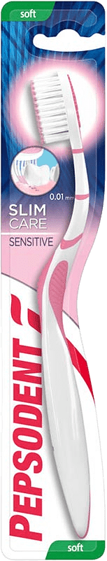 Tandborste Slim Care Sensitive Soft 1 PC, från Pepsodent.