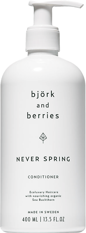 Never Spring Conditioner, 400 ml, från Björk & Berries, i färgen 400 ml.